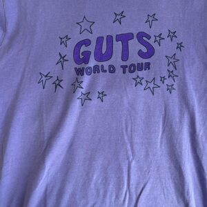 olivia rodrigo guts world tour shirt